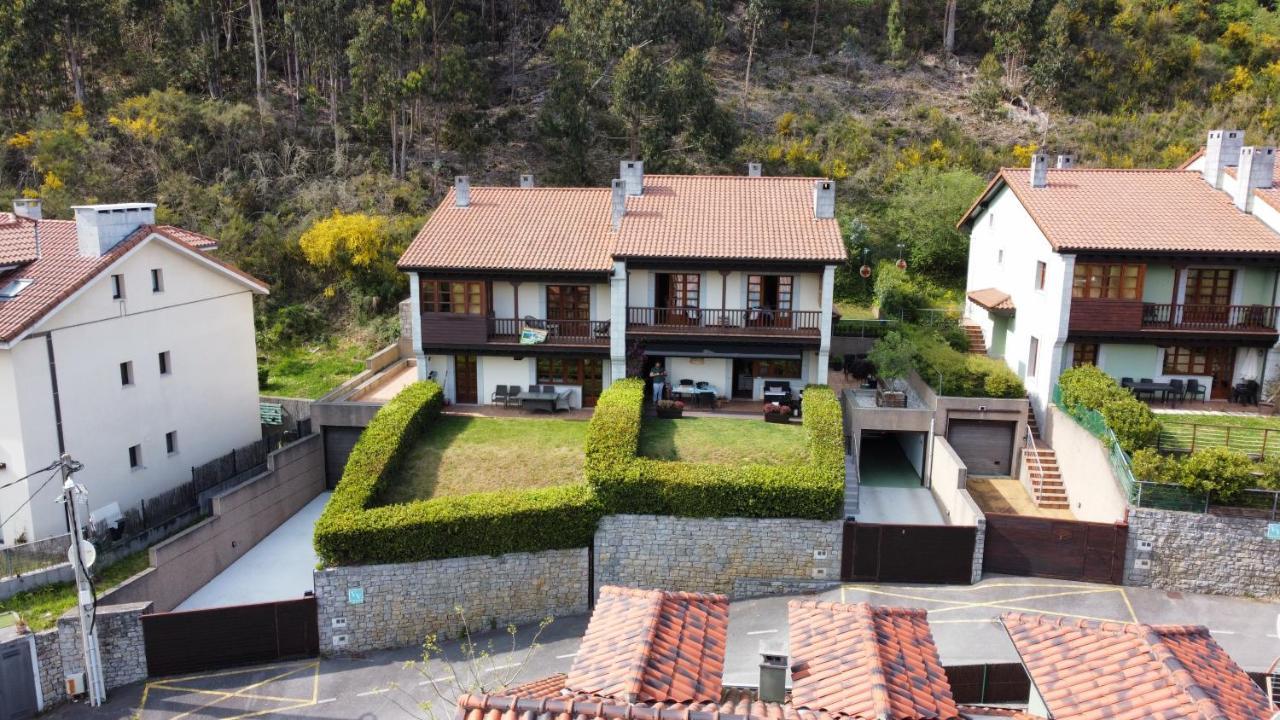 Вилла Casas El Castanedu Ньембро Экстерьер фото